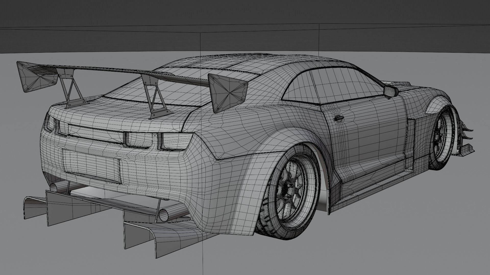 Chevrolet Camaro Widebody 3D model_9