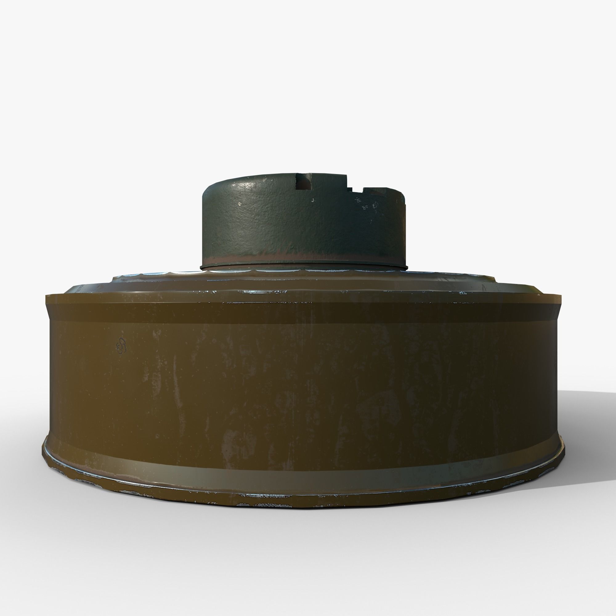 Mine TM-72 Low-poly 3D model_5