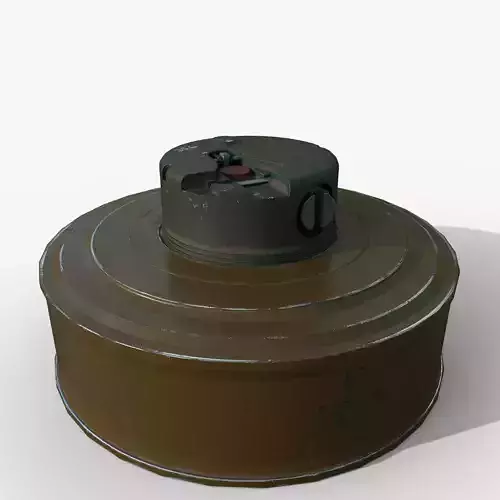 Mine TM-72 Low-poly 3D model