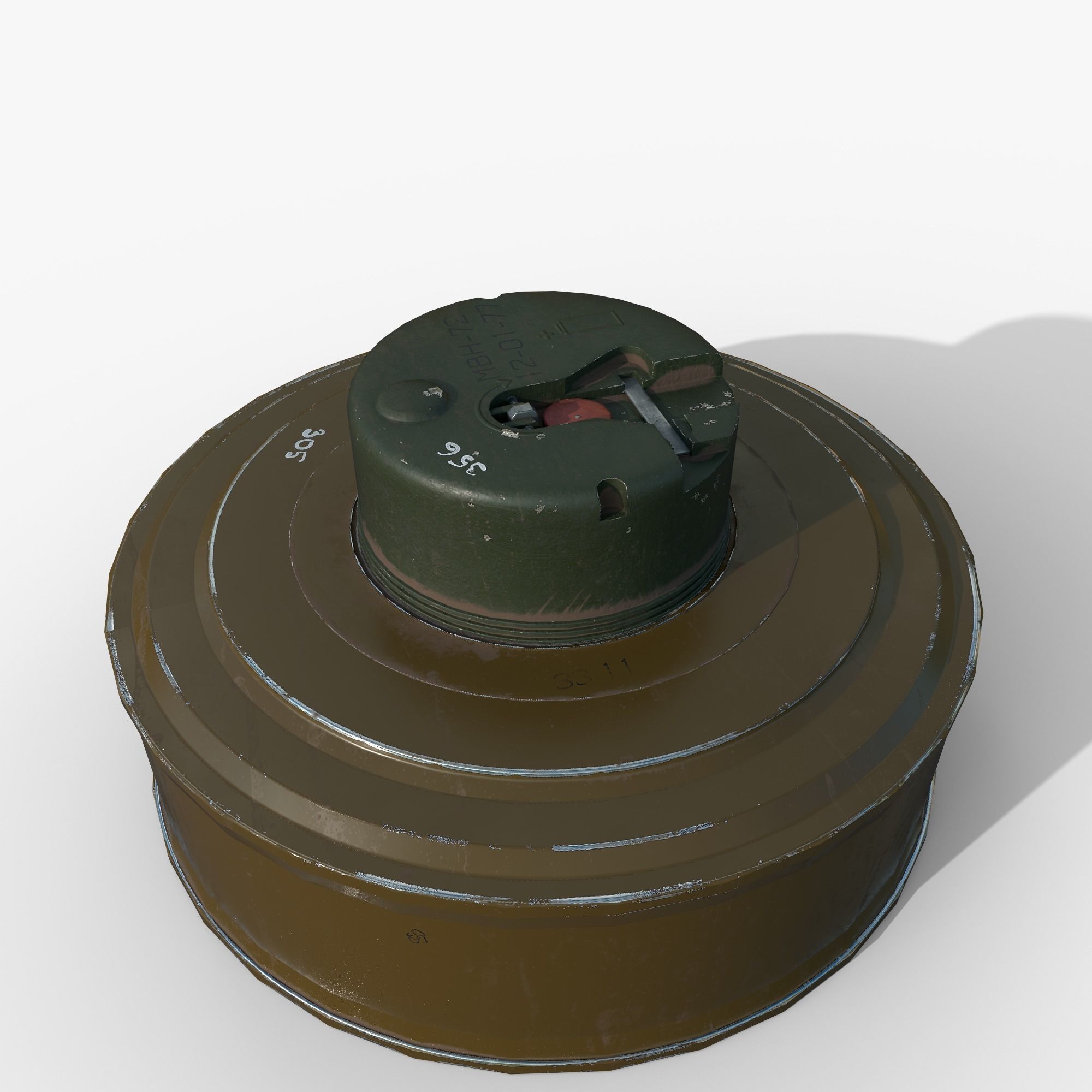 Mine TM-72 Low-poly 3D model_6