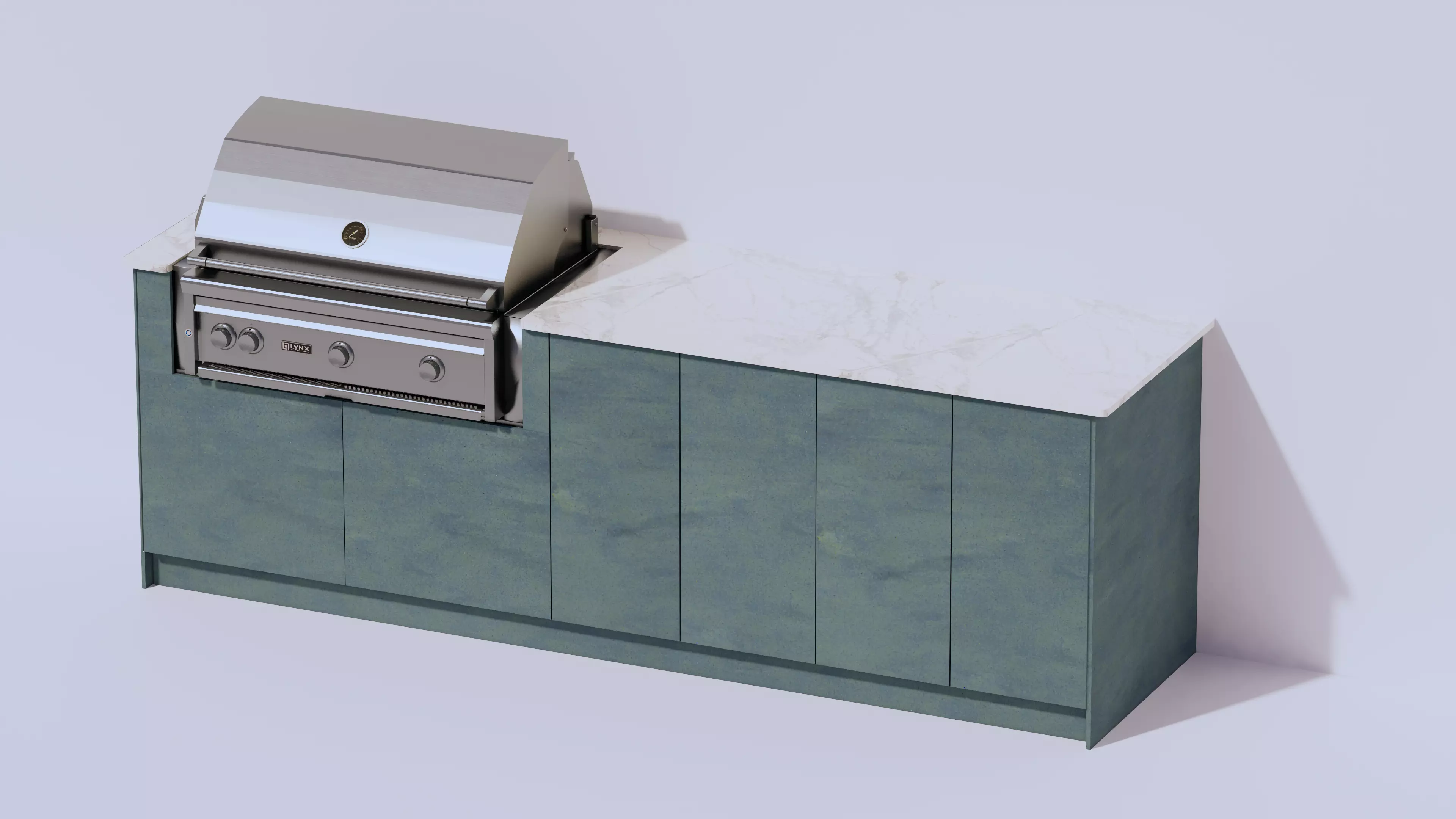 lynx grill with material 3D model