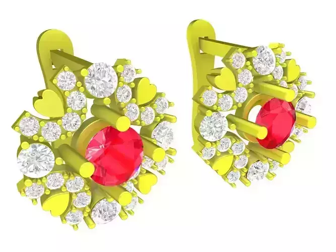 Diamond Stud Earrings 5659A