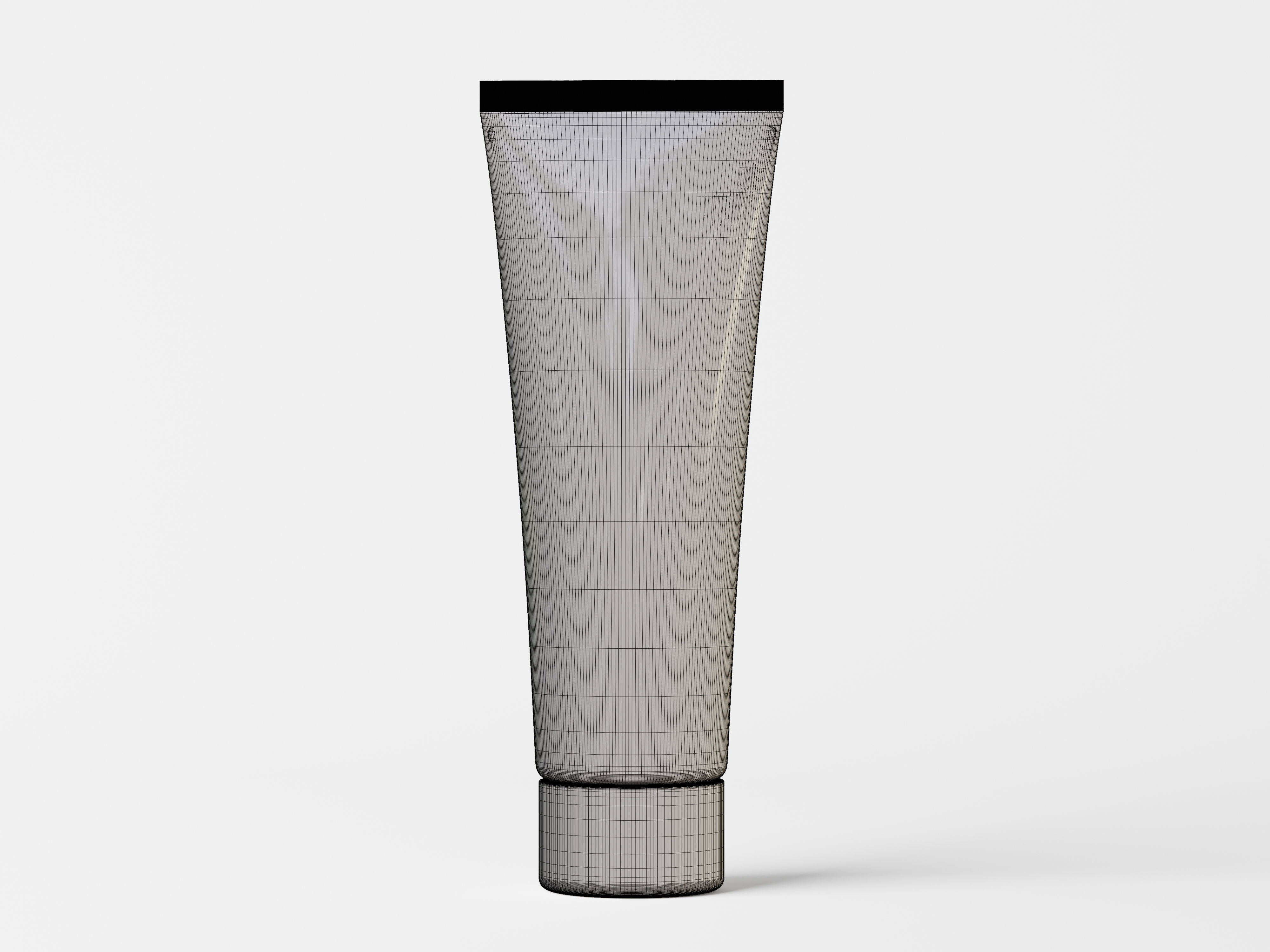 Cosmetic Bottle with Liquid Splash Low-poly 3D model_6