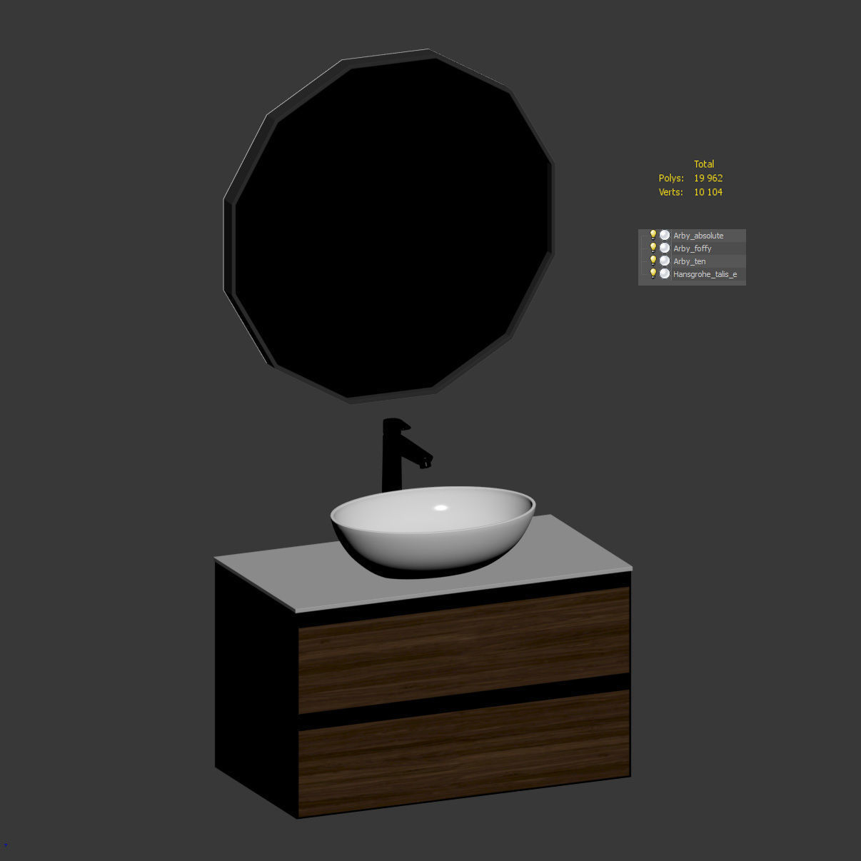 Bathroom set - Arbi 3D model_2