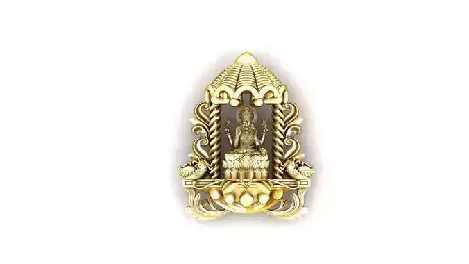 temple panden 3d  plain gold 