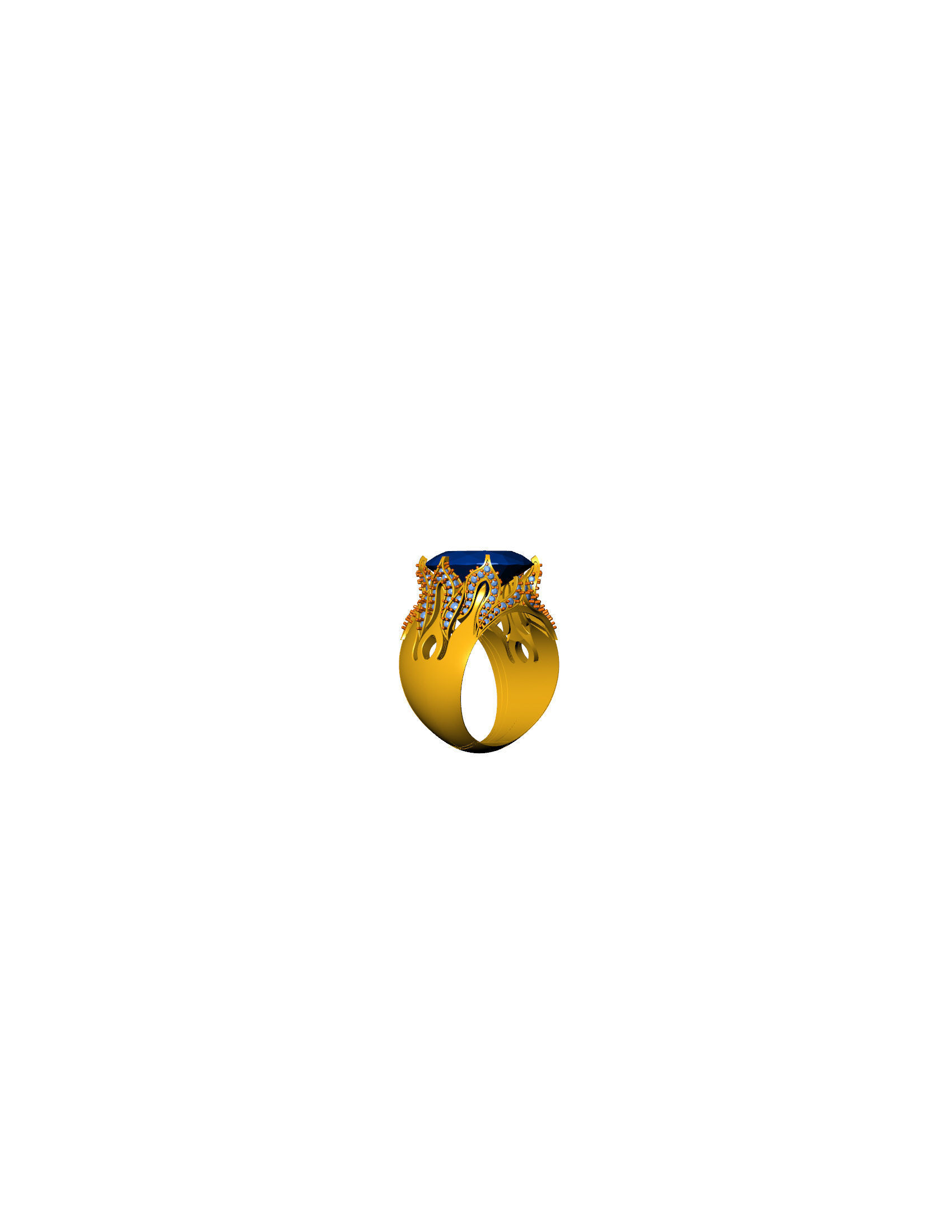 RING SOUTH  3D print model_91