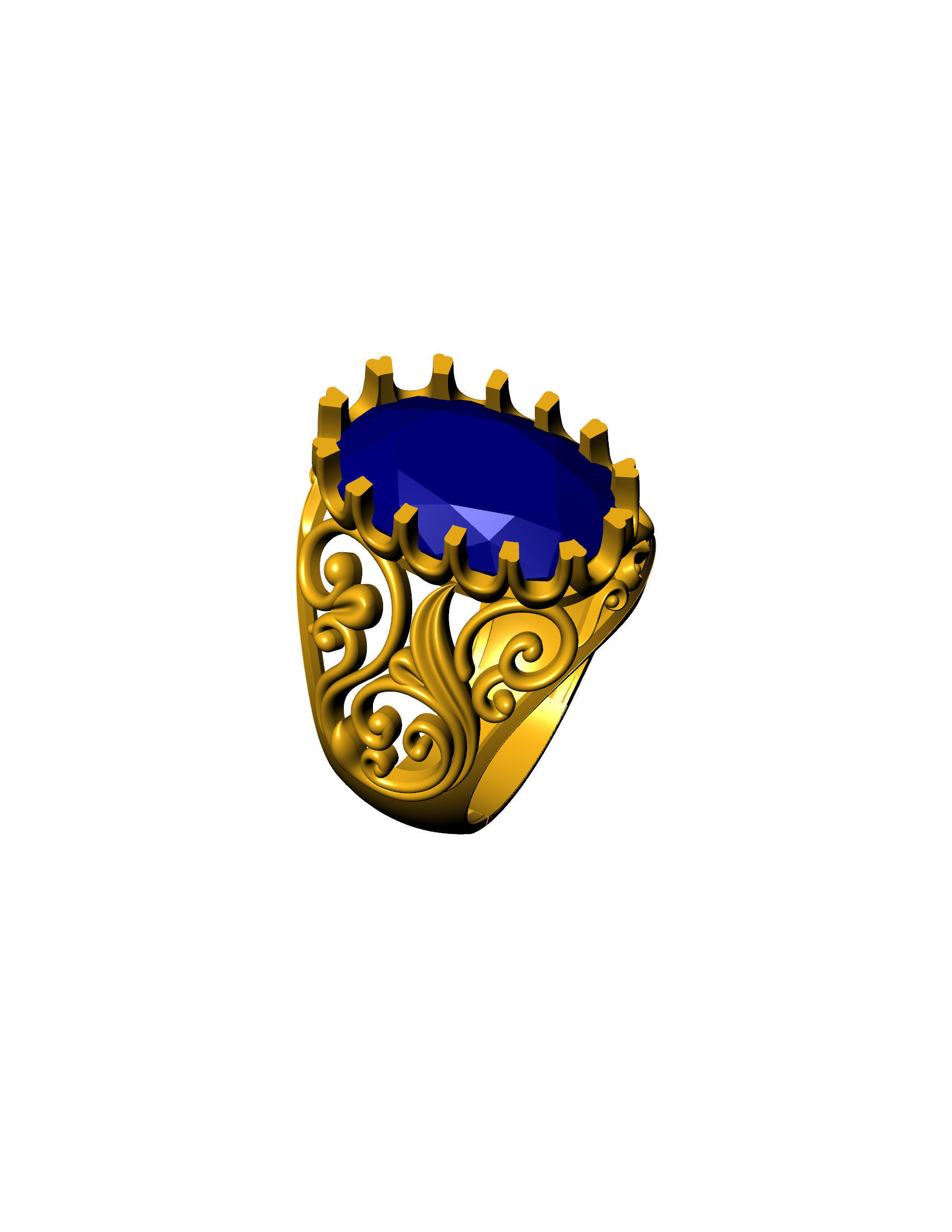 RING SOUTH  3D print model_11