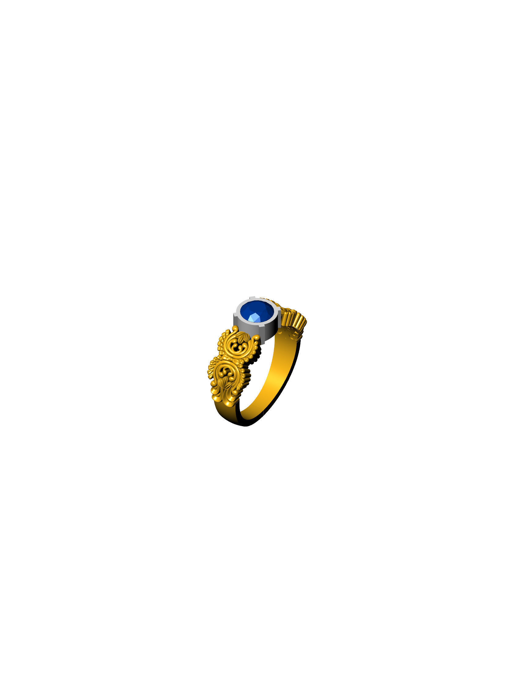 RING SOUTH  3D print model_64