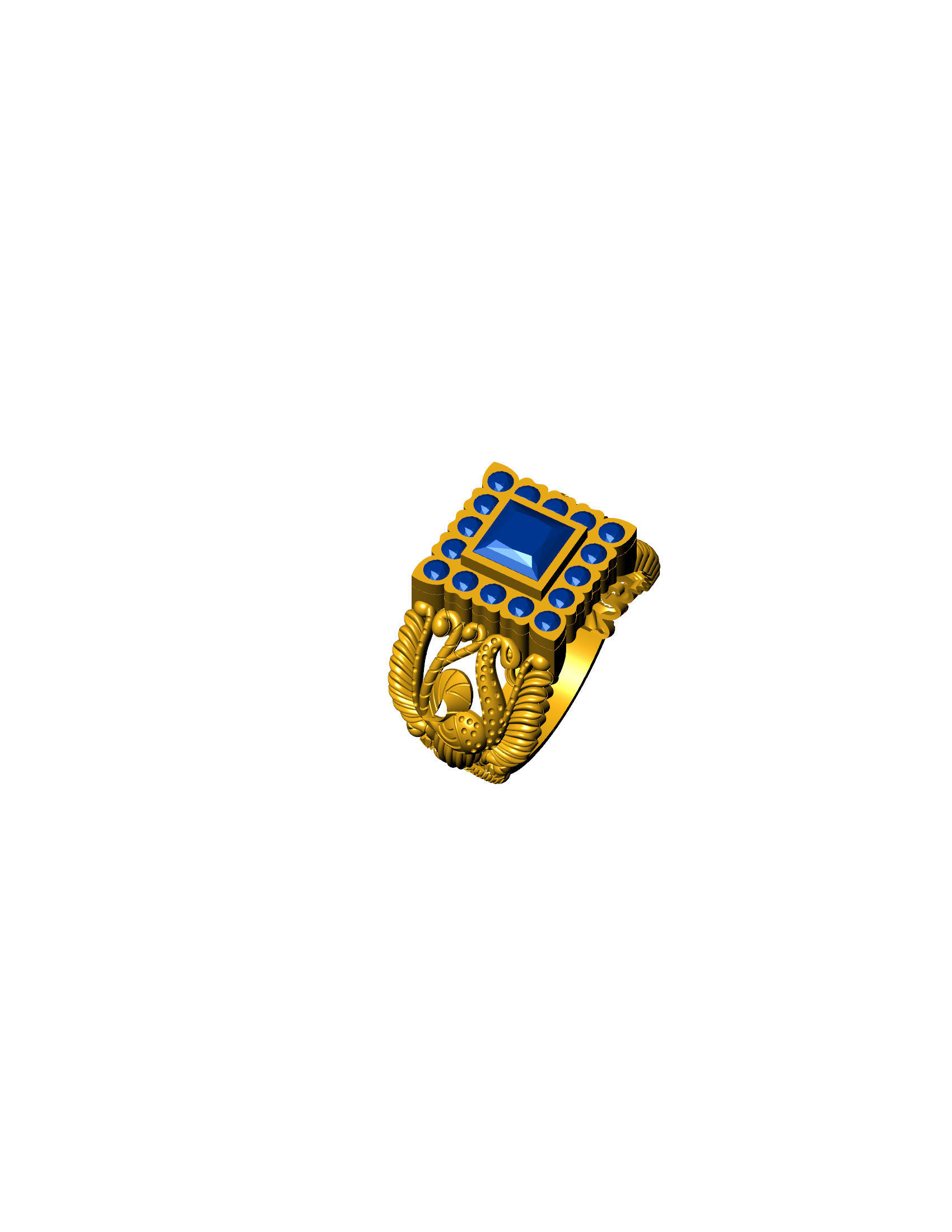 RING SOUTH  3D print model_62