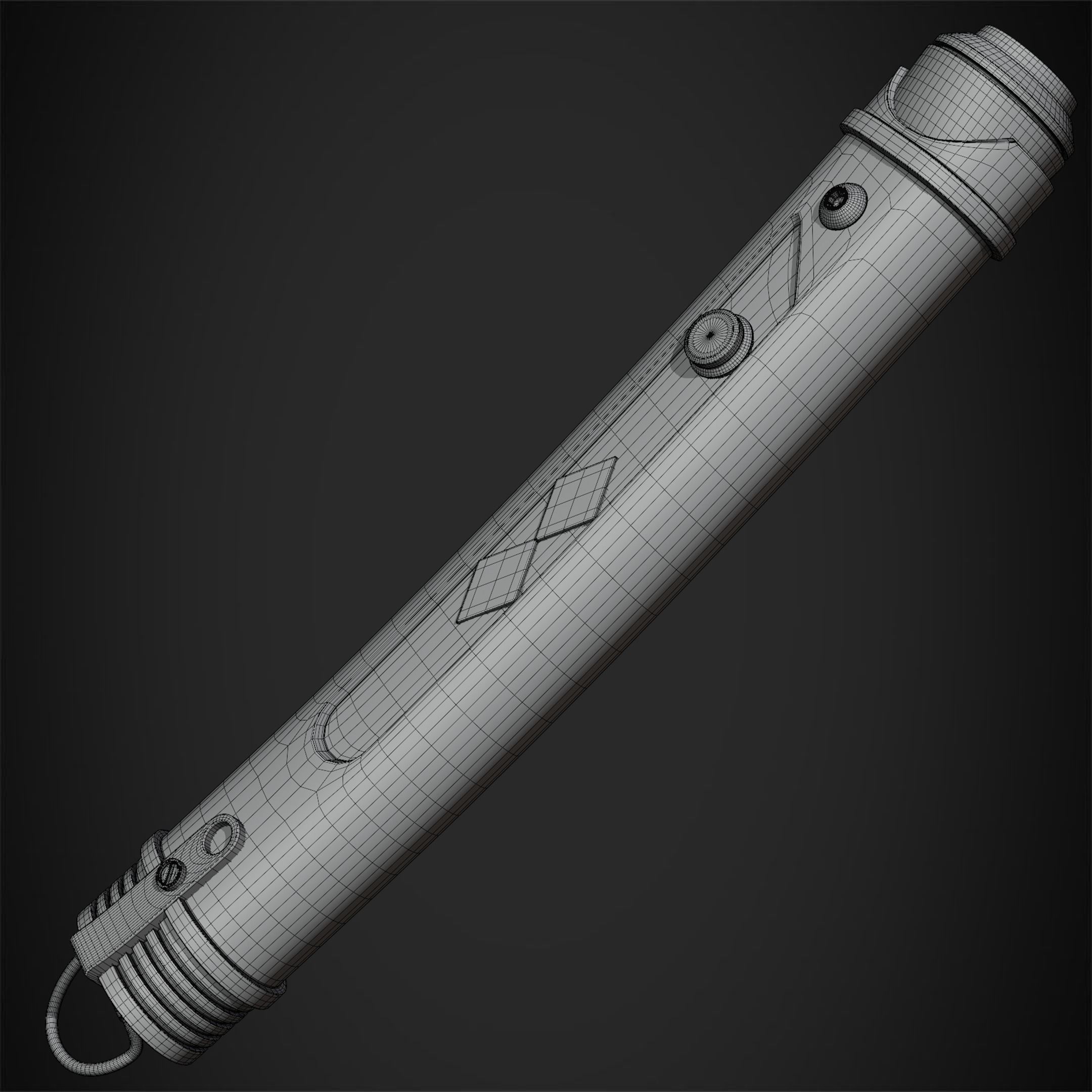 Ahsoka Tano White Shoto for Cosplay 3D print model_16