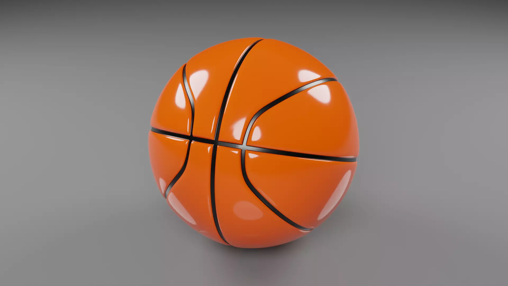 Basketball Low-poly 3D model Low-poly 3D model