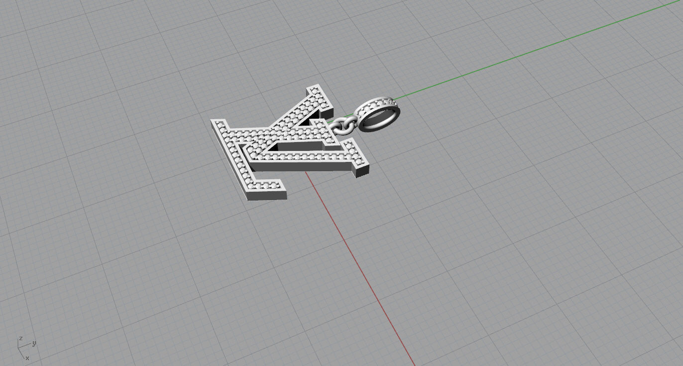 Louis Vuitton Pendant 3D print model_6