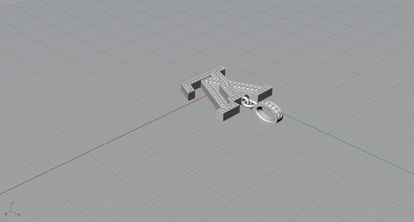 Louis Vuitton Pendant 3D print model_11