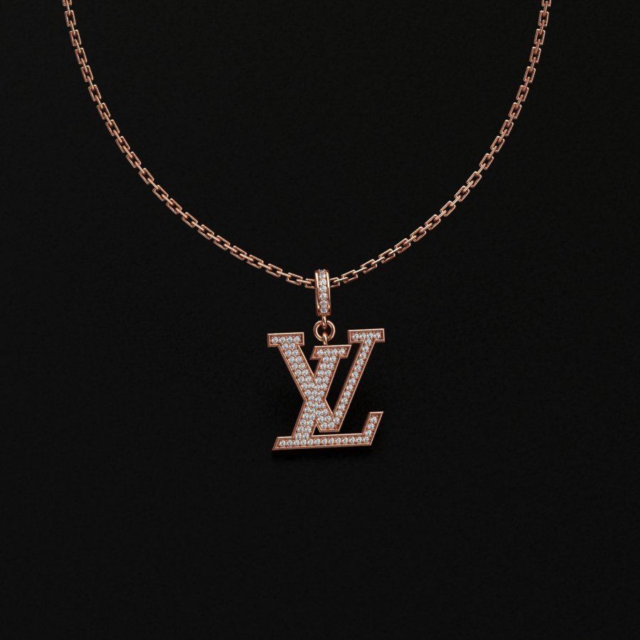 Louis Vuitton Pendant 3D print model_2