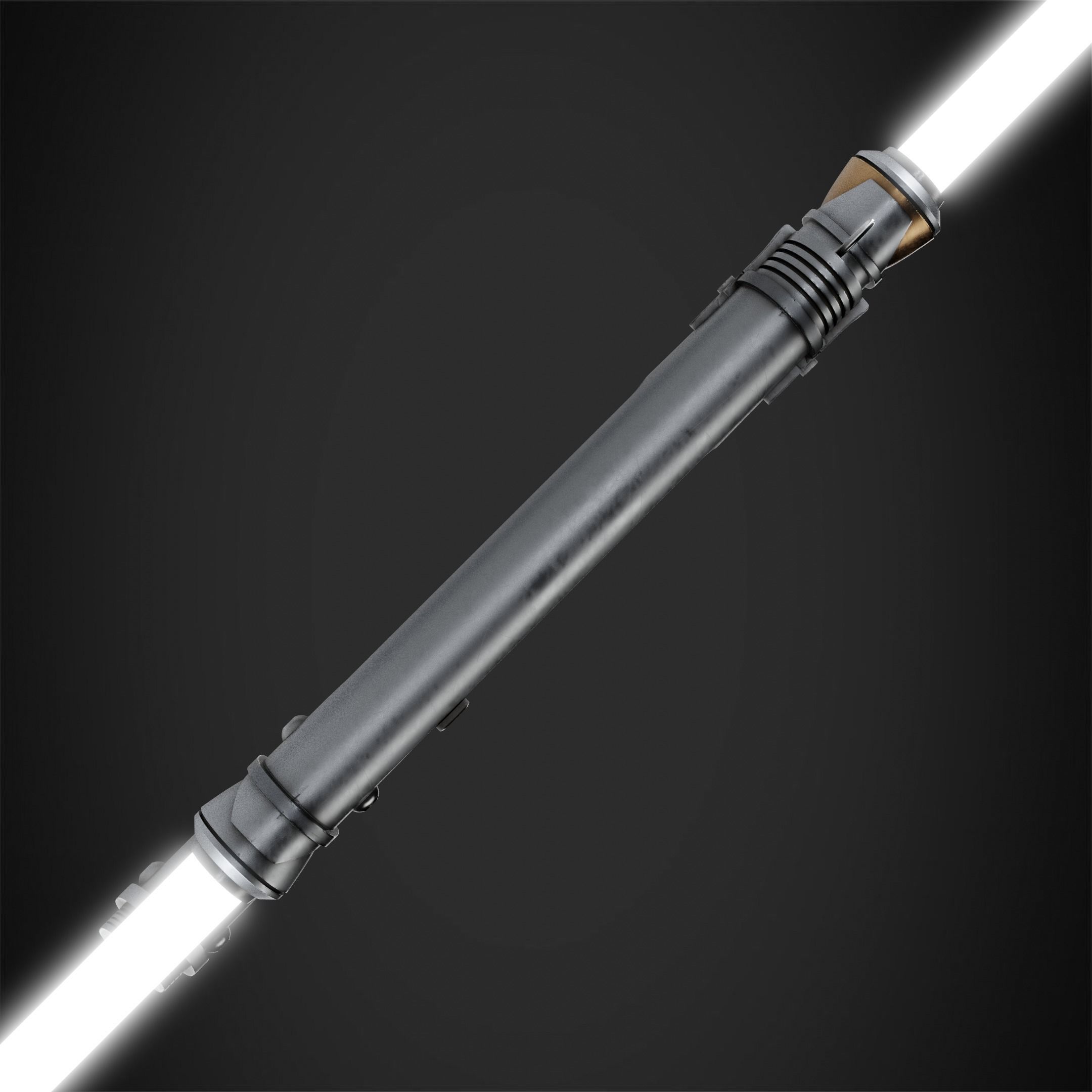 Ahsoka Tano White Lightsaber and Shoto for Cosplay 3D Model Collection_8