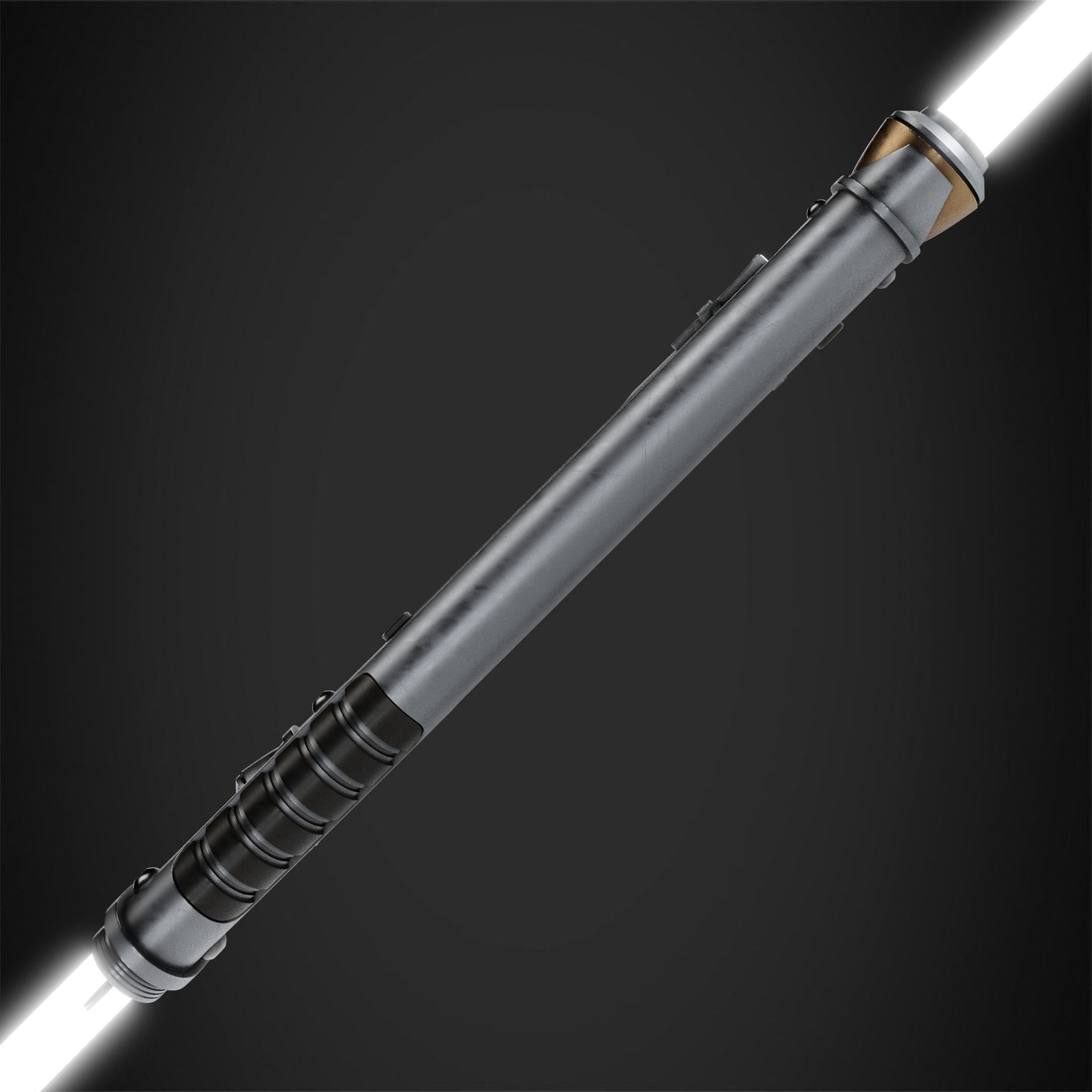 Ahsoka Tano White Lightsaber and Shoto for Cosplay 3D Model Collection_12