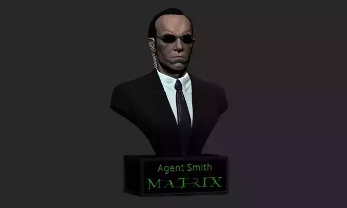 AGENT SMITH MATRIX 3D print model