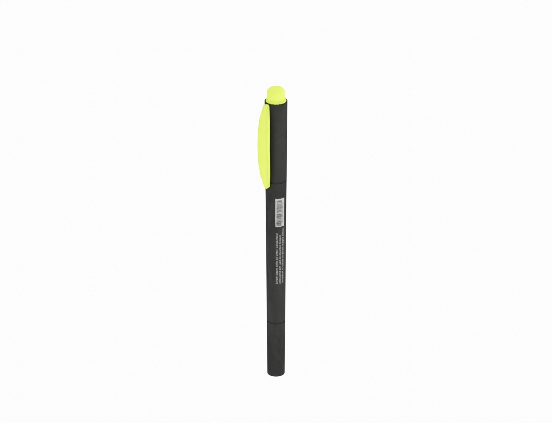 Low-Poly Stationery Set 1 Low-poly 3D model_8