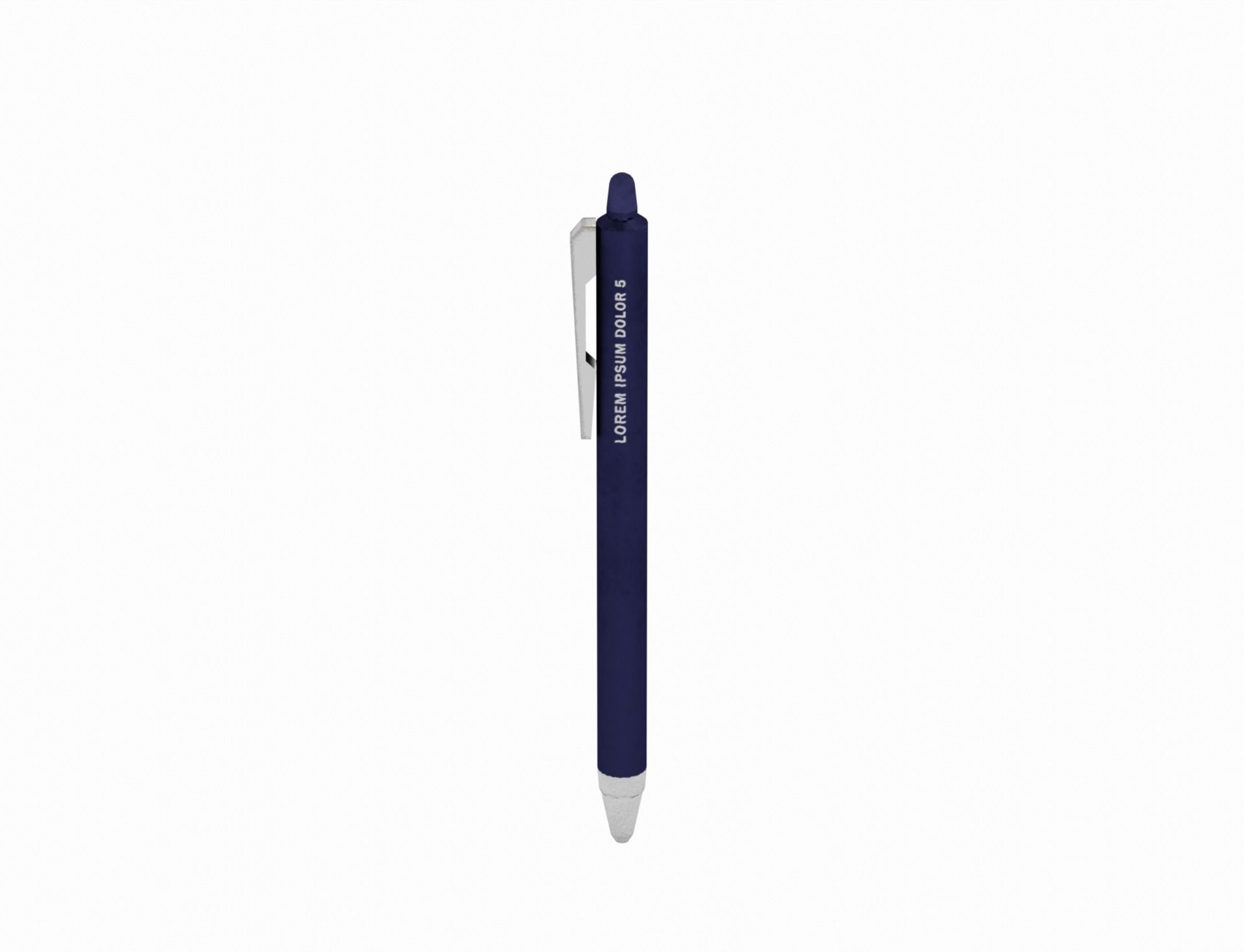 Low-Poly Stationery Set 1 Low-poly 3D model_11