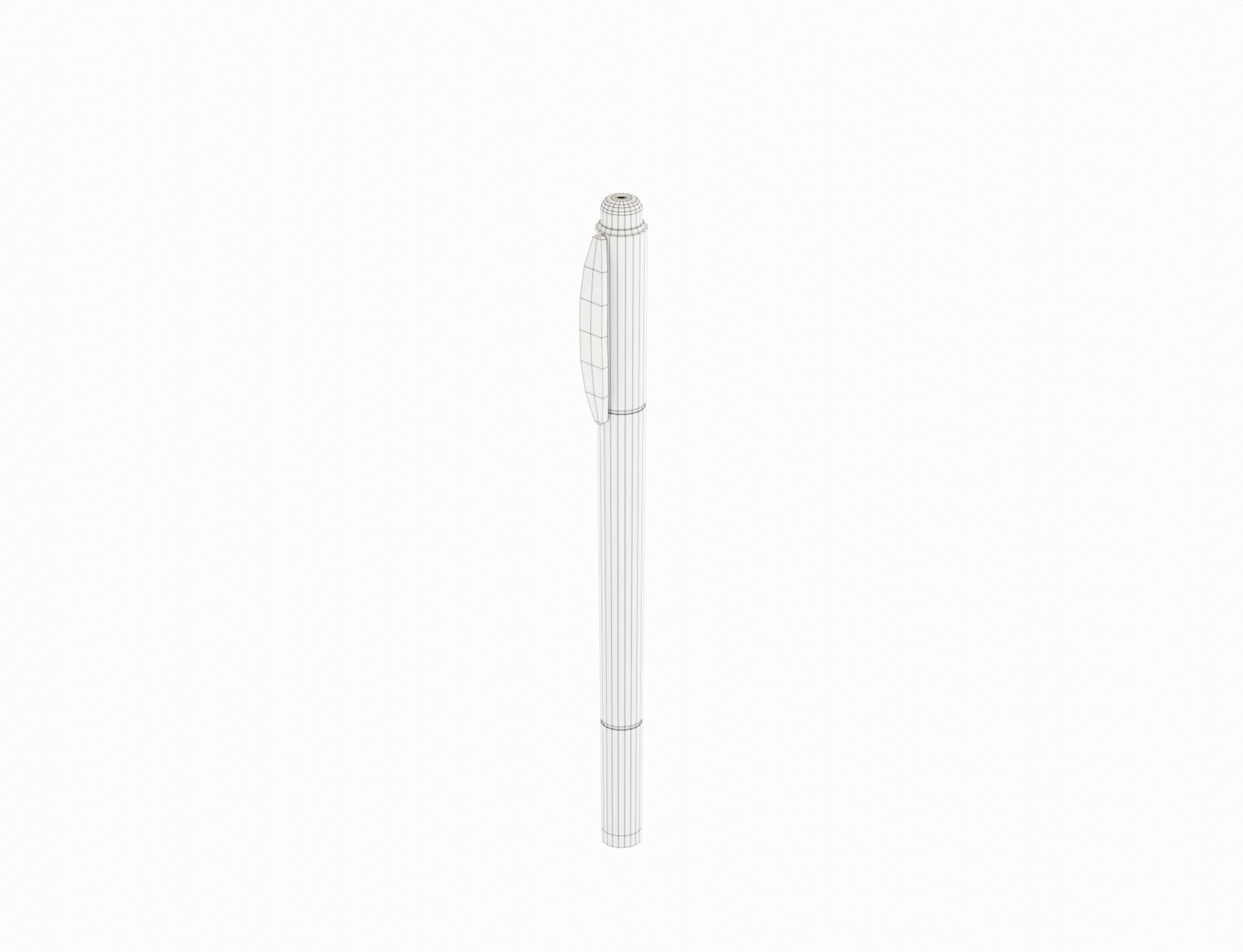 Low-Poly Stationery Set 1 Low-poly 3D model_10