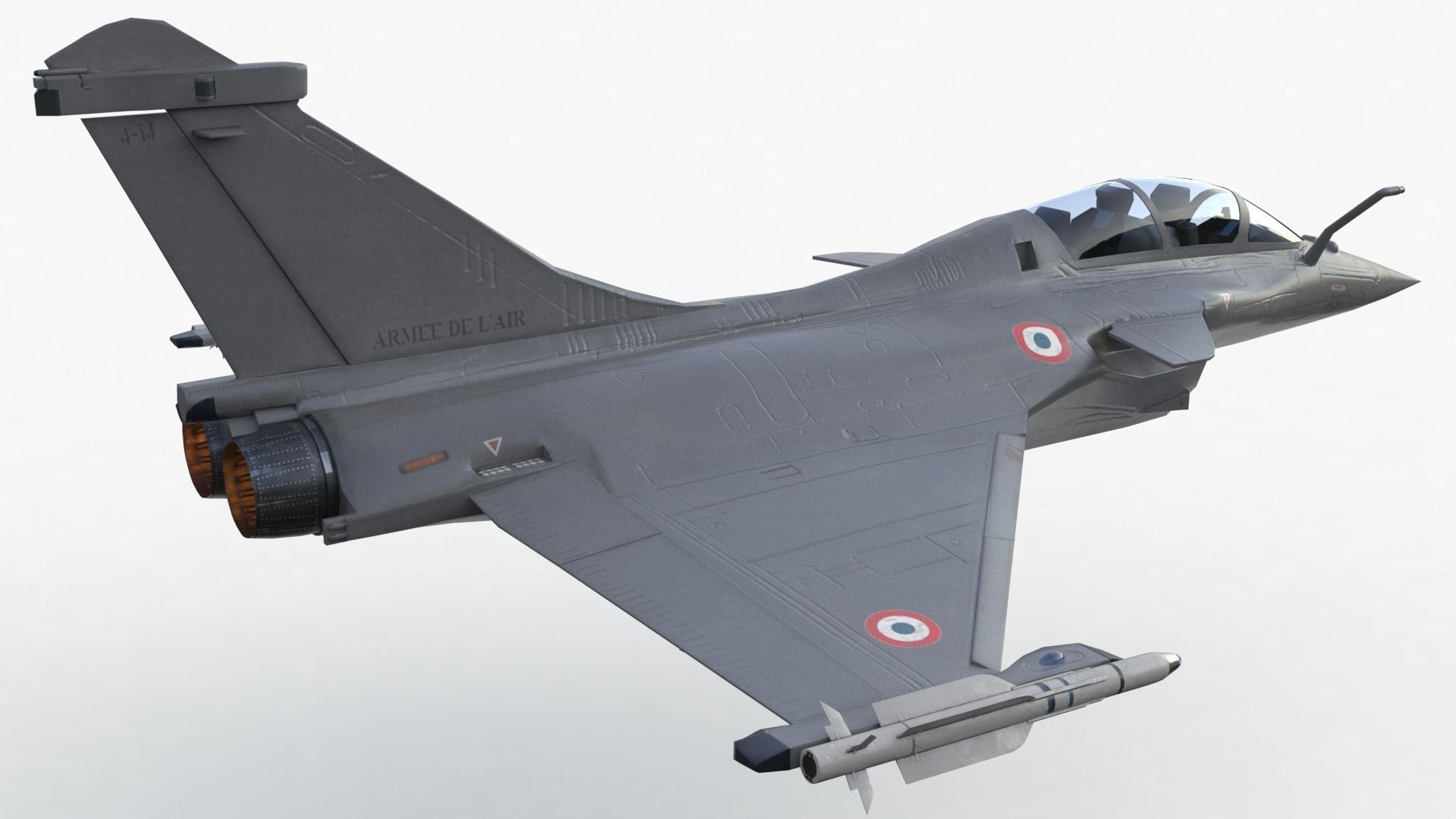 Aircraft Rafaele B Fly  Low-poly 3D model_35