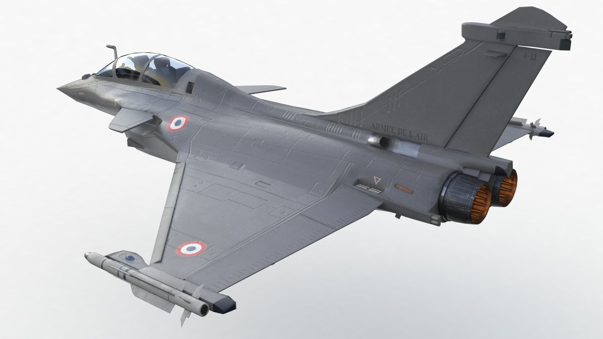 Aircraft Rafaele B Fly  Low-poly 3D model_30