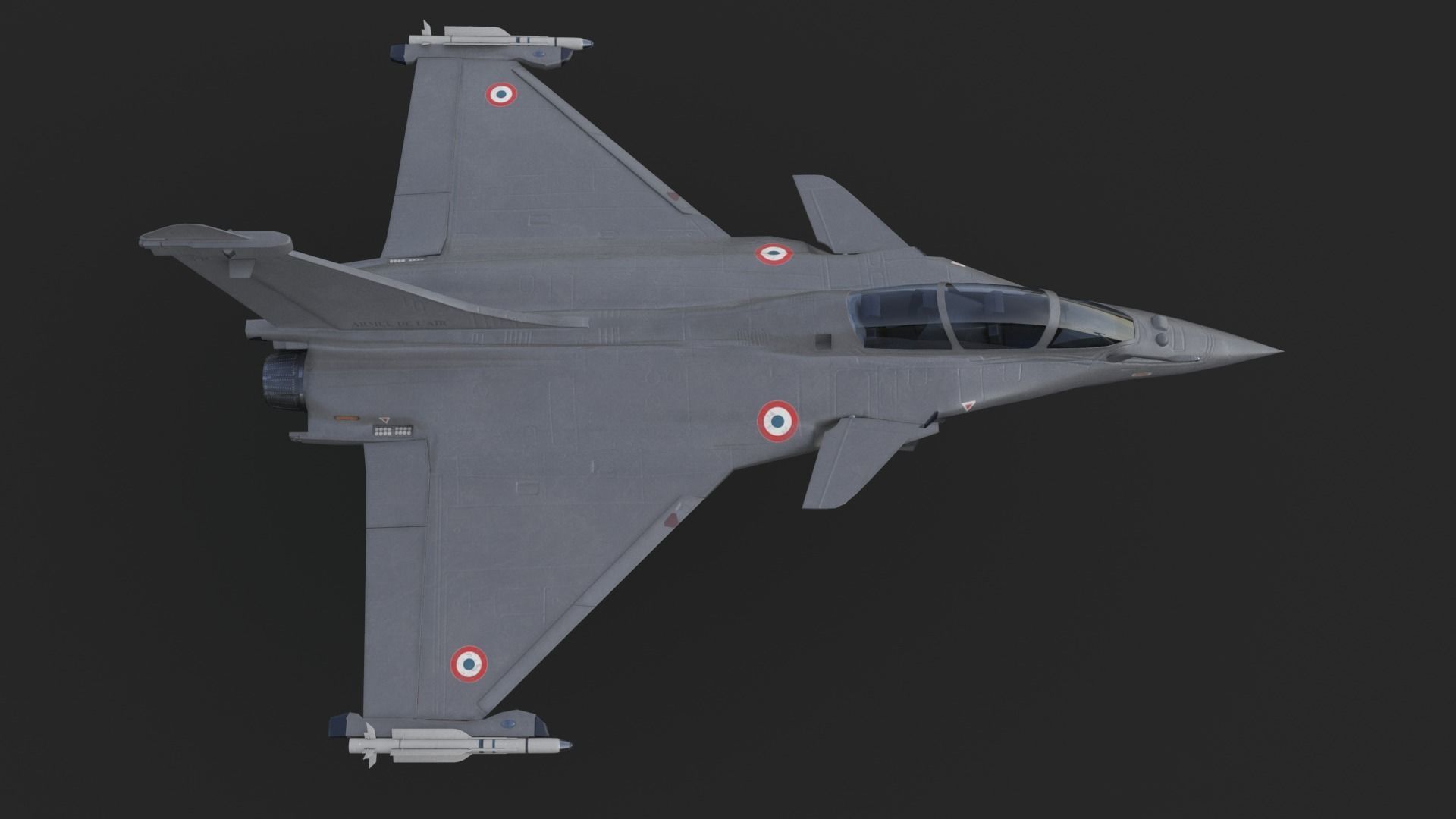 Aircraft Rafaele B Fly  Low-poly 3D model_9