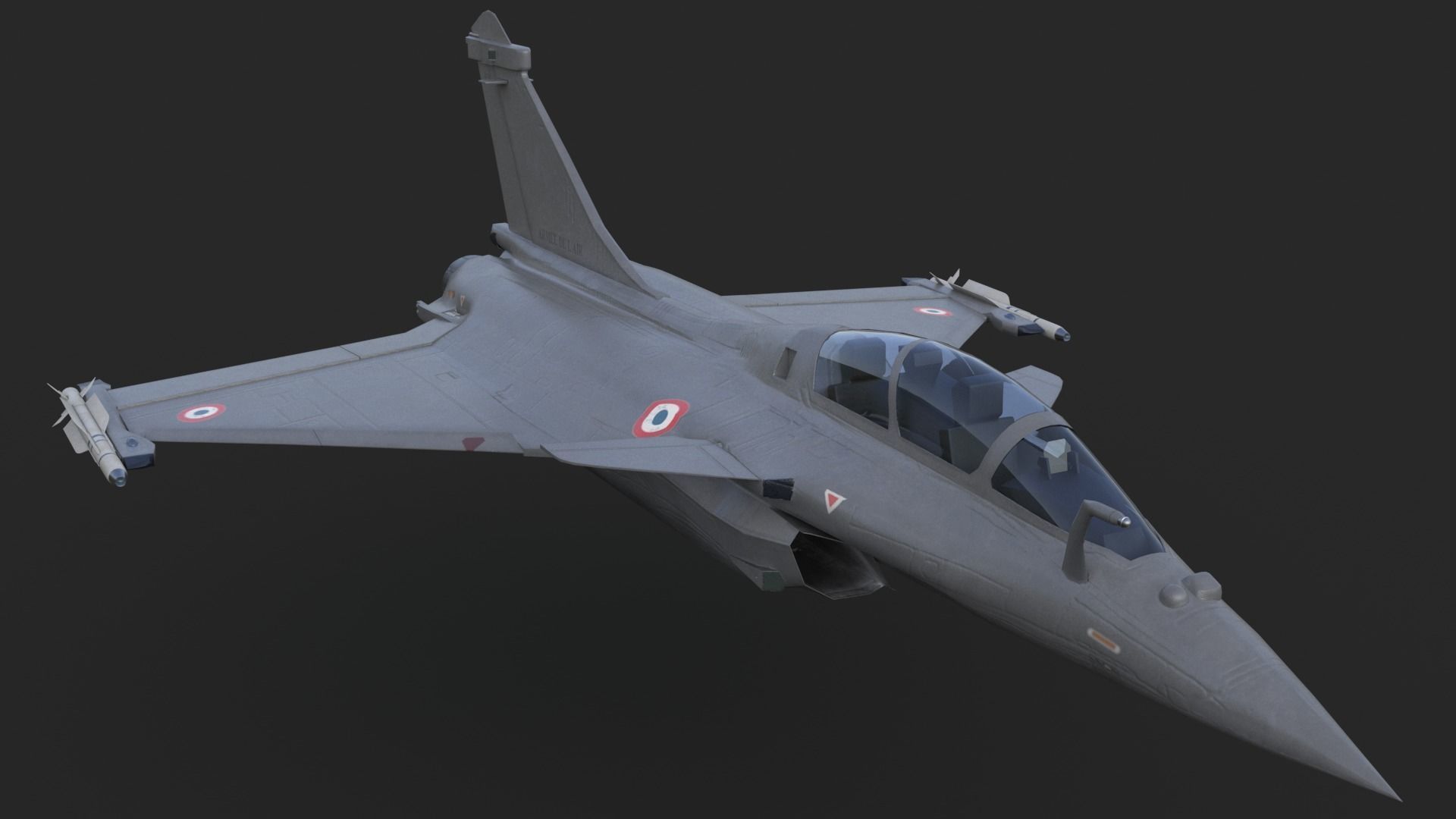 Aircraft Rafaele B Fly  Low-poly 3D model_8