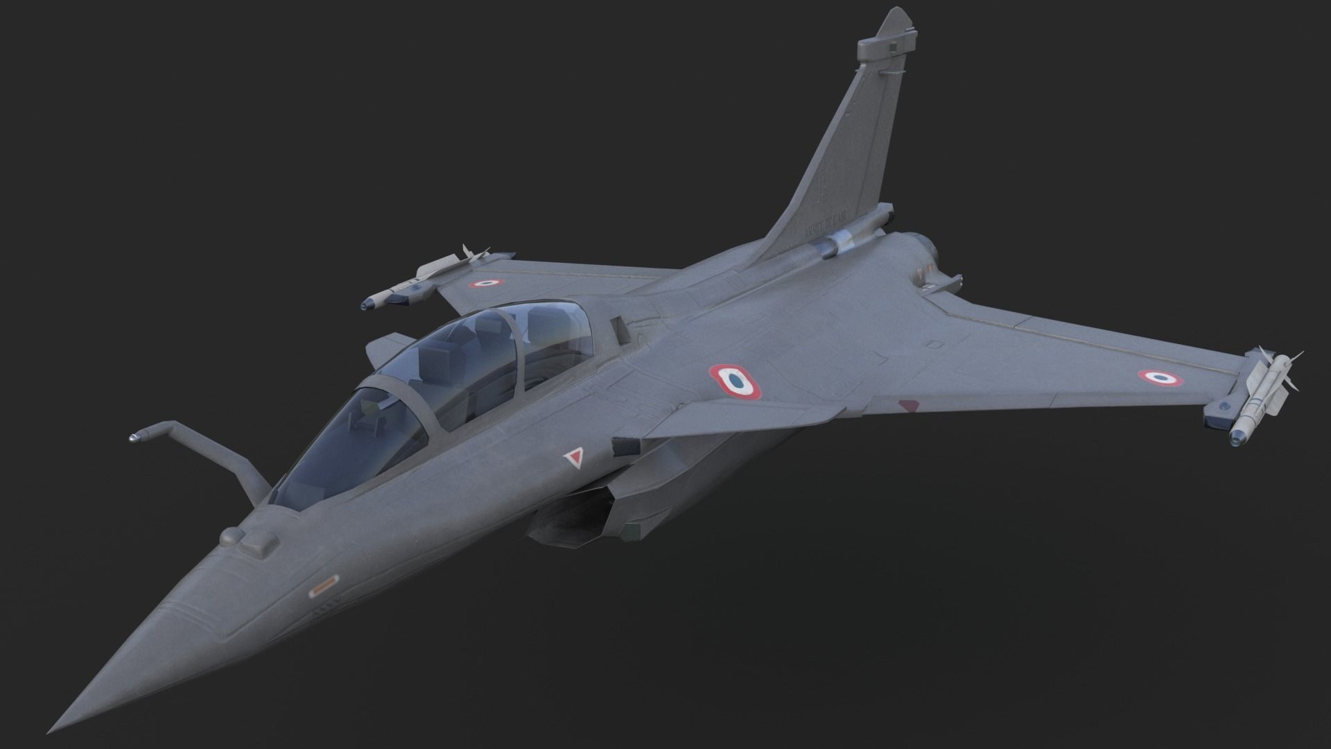 Aircraft Rafaele B Fly  Low-poly 3D model_2