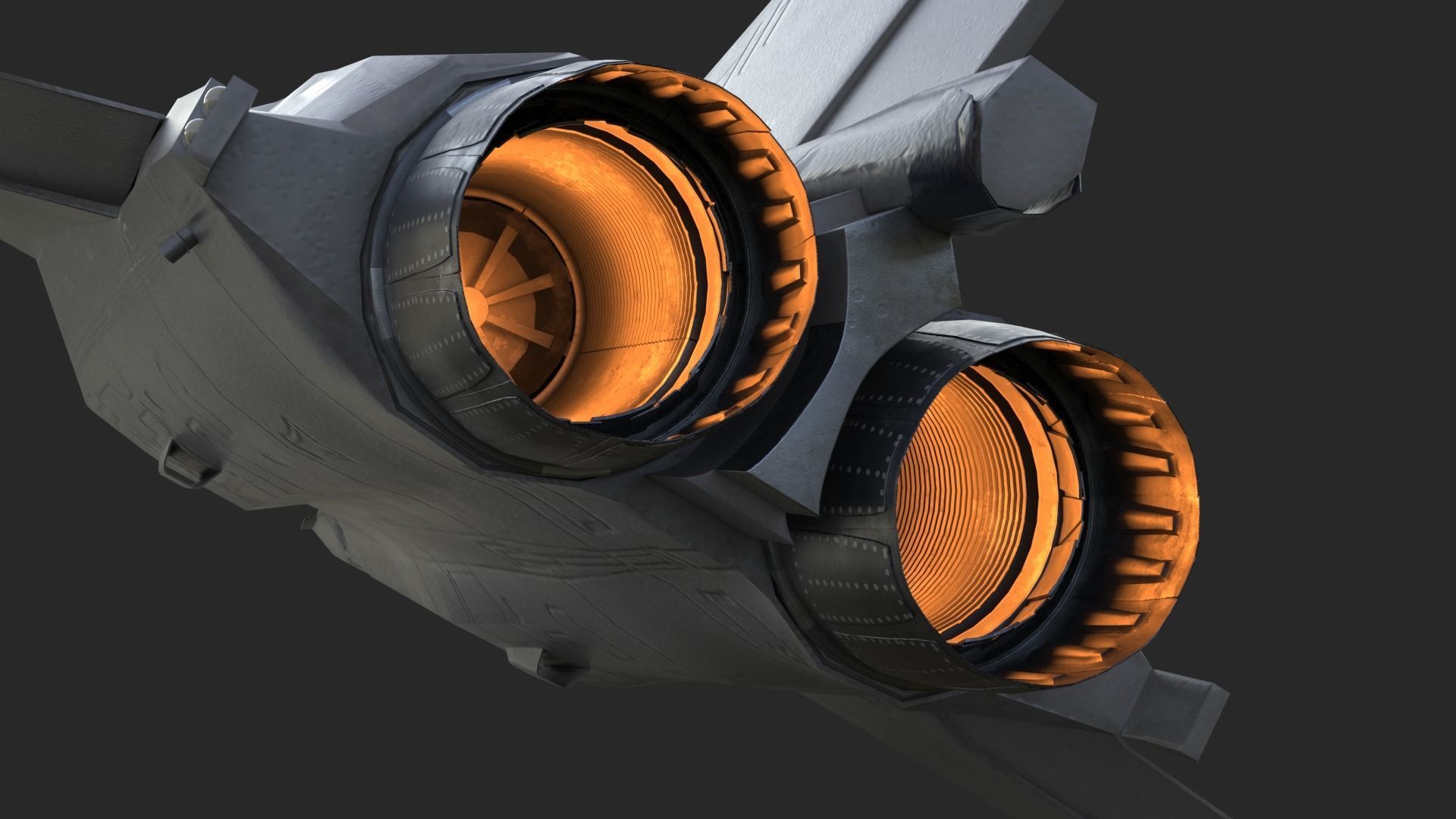 Aircraft Rafaele B Fly  Low-poly 3D model_14