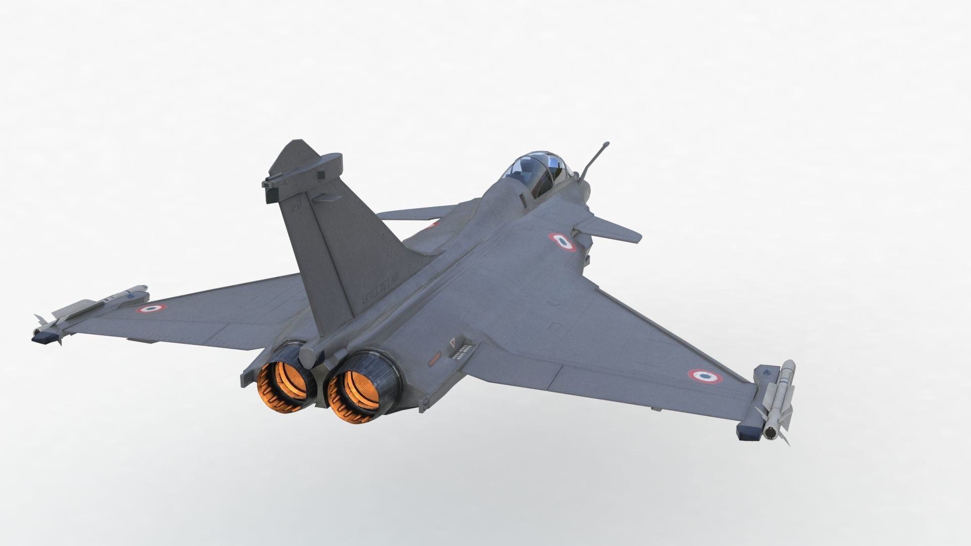 Aircraft Rafaele B Fly  Low-poly 3D model_63