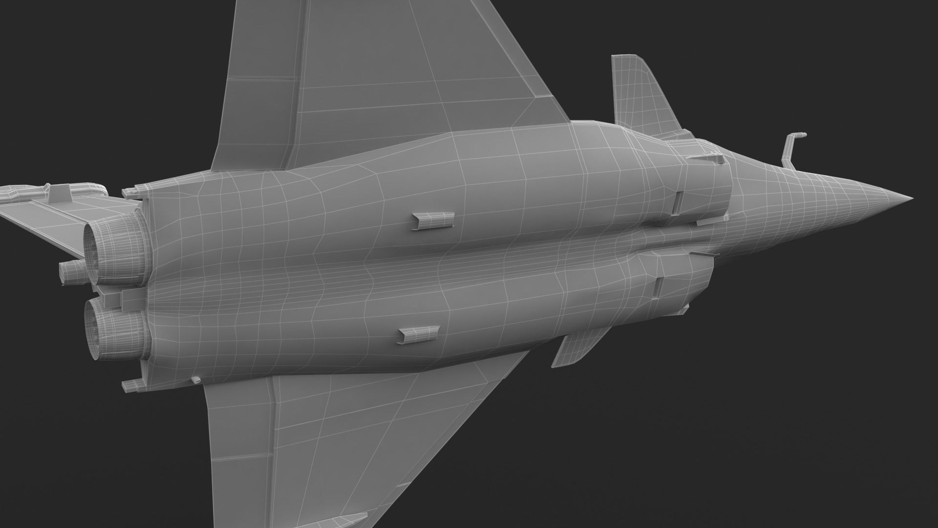 Aircraft Rafaele B Fly  Low-poly 3D model_26