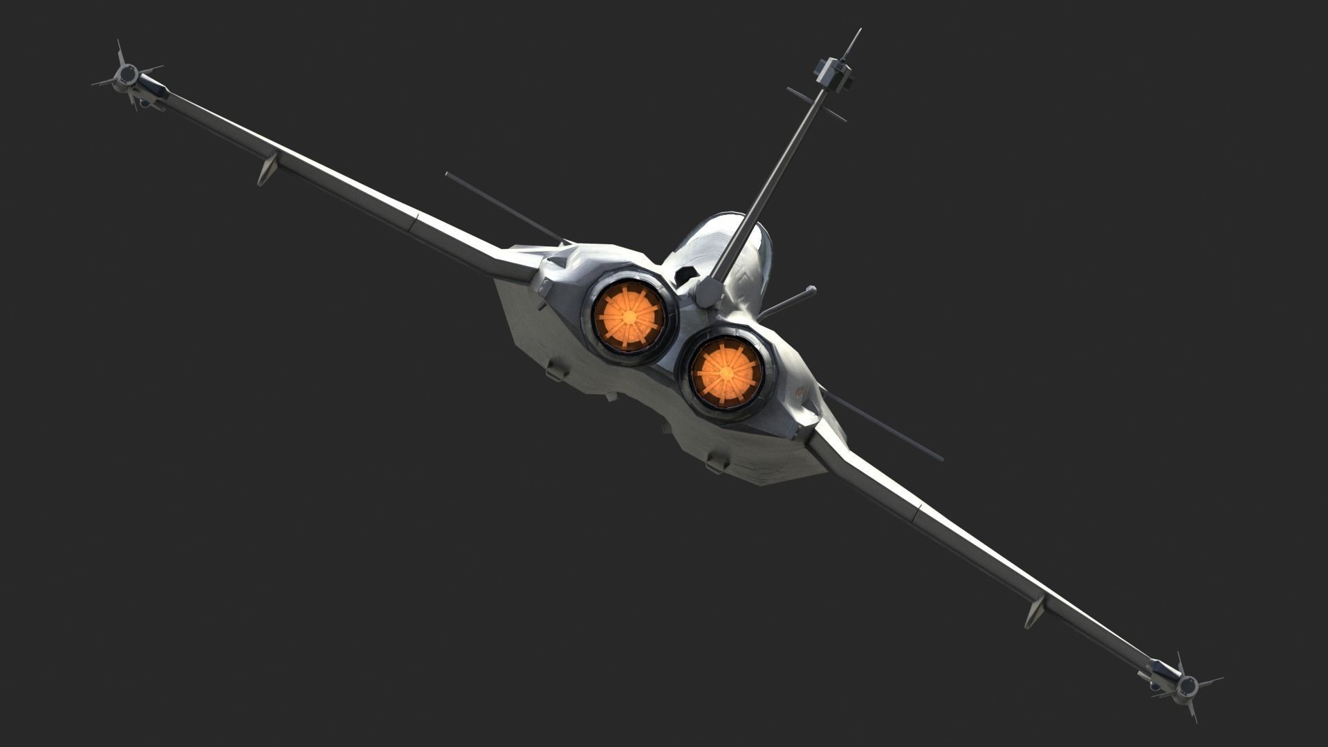 Aircraft Rafaele B Fly  Low-poly 3D model_18