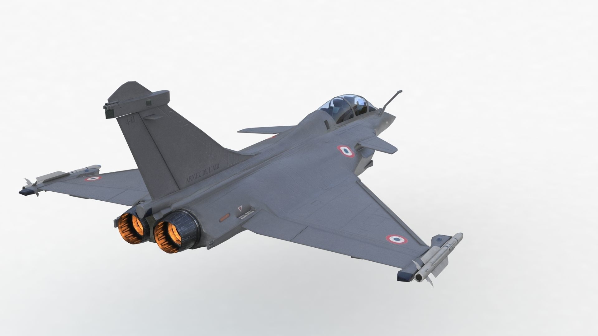 Aircraft Rafaele B Fly  Low-poly 3D model_62