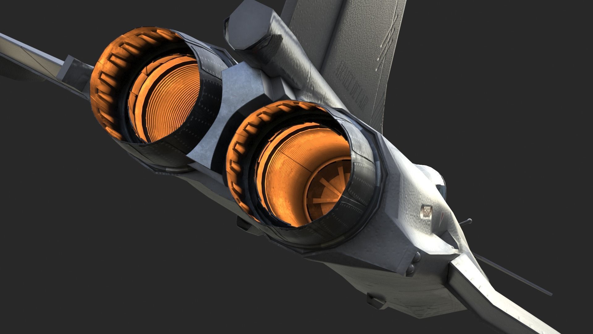 Aircraft Rafaele B Fly  Low-poly 3D model_15