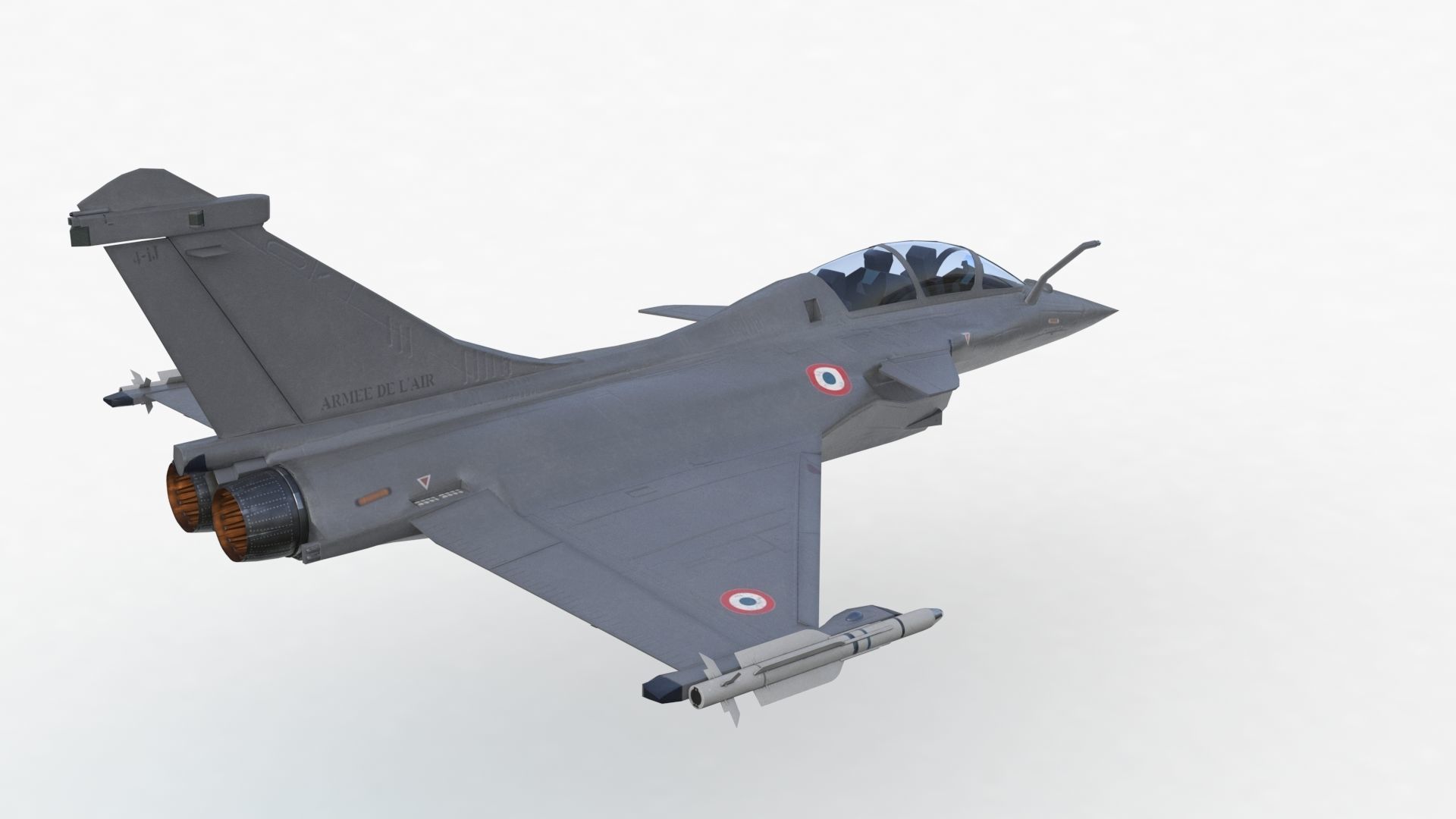 Aircraft Rafaele B Fly  Low-poly 3D model_60