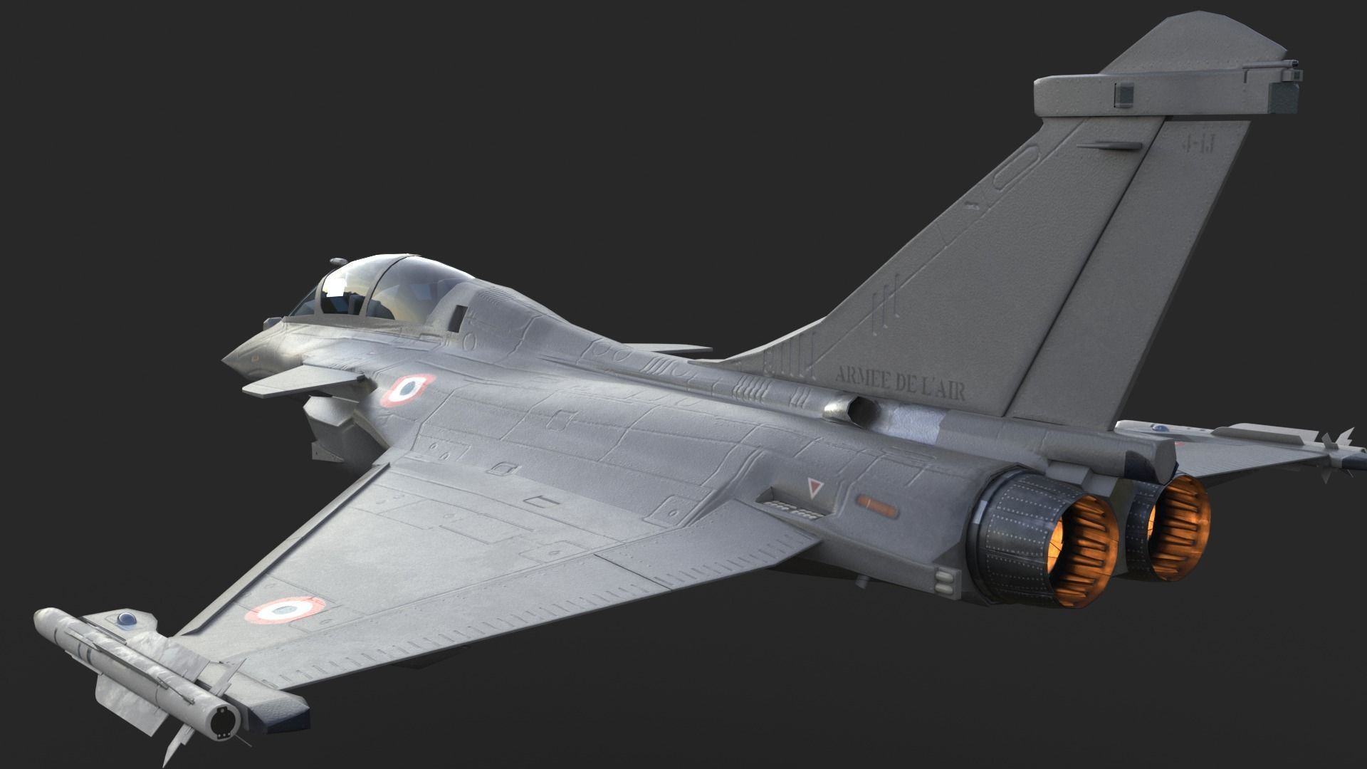Aircraft Rafaele B Fly  Low-poly 3D model_5