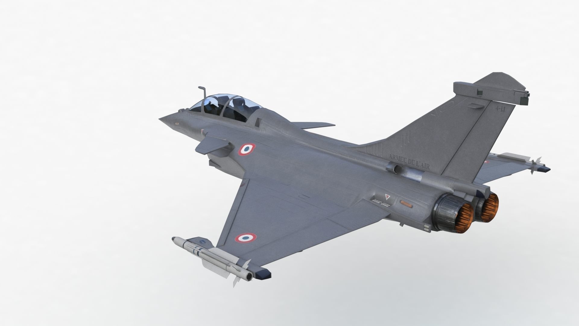 Aircraft Rafaele B Fly  Low-poly 3D model_69