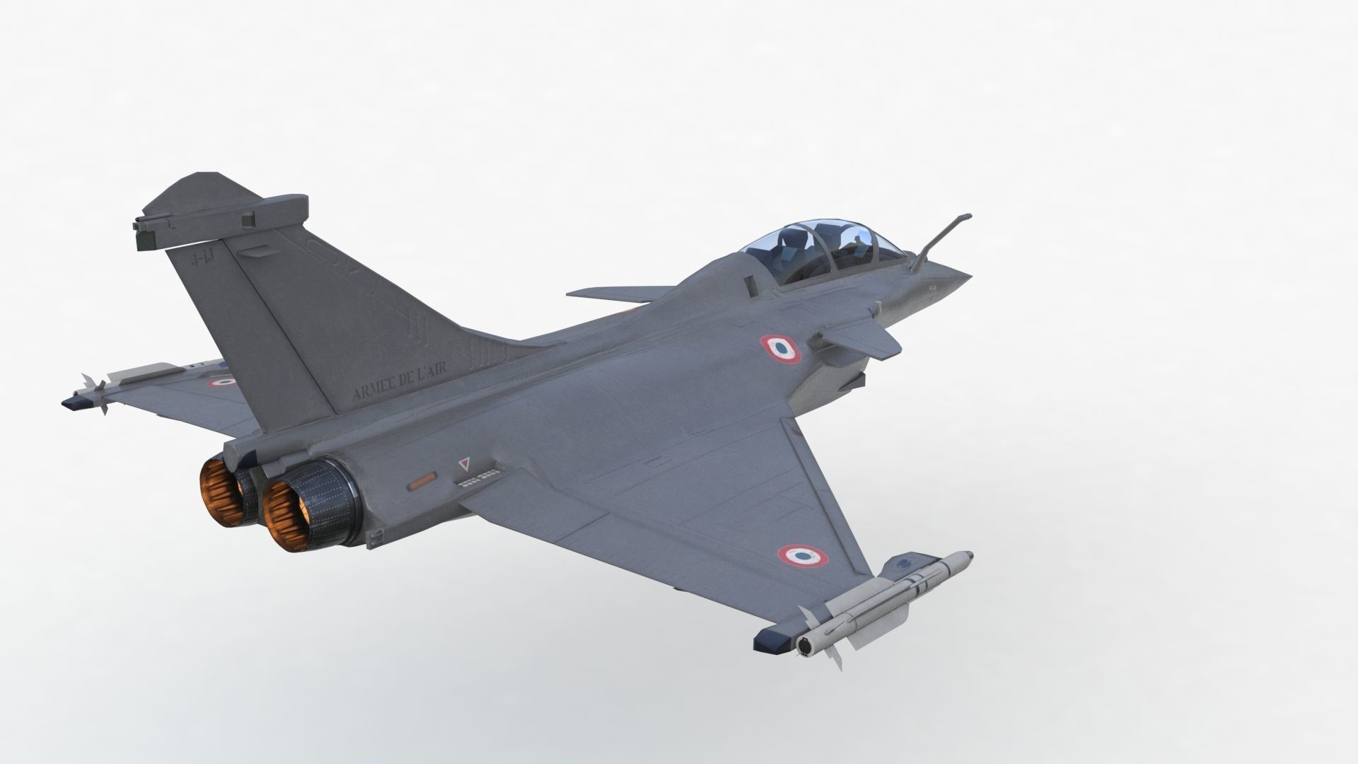 Aircraft Rafaele B Fly  Low-poly 3D model_61