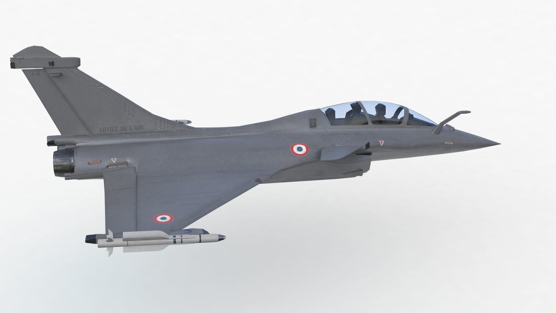 Aircraft Rafaele B Fly  Low-poly 3D model_57