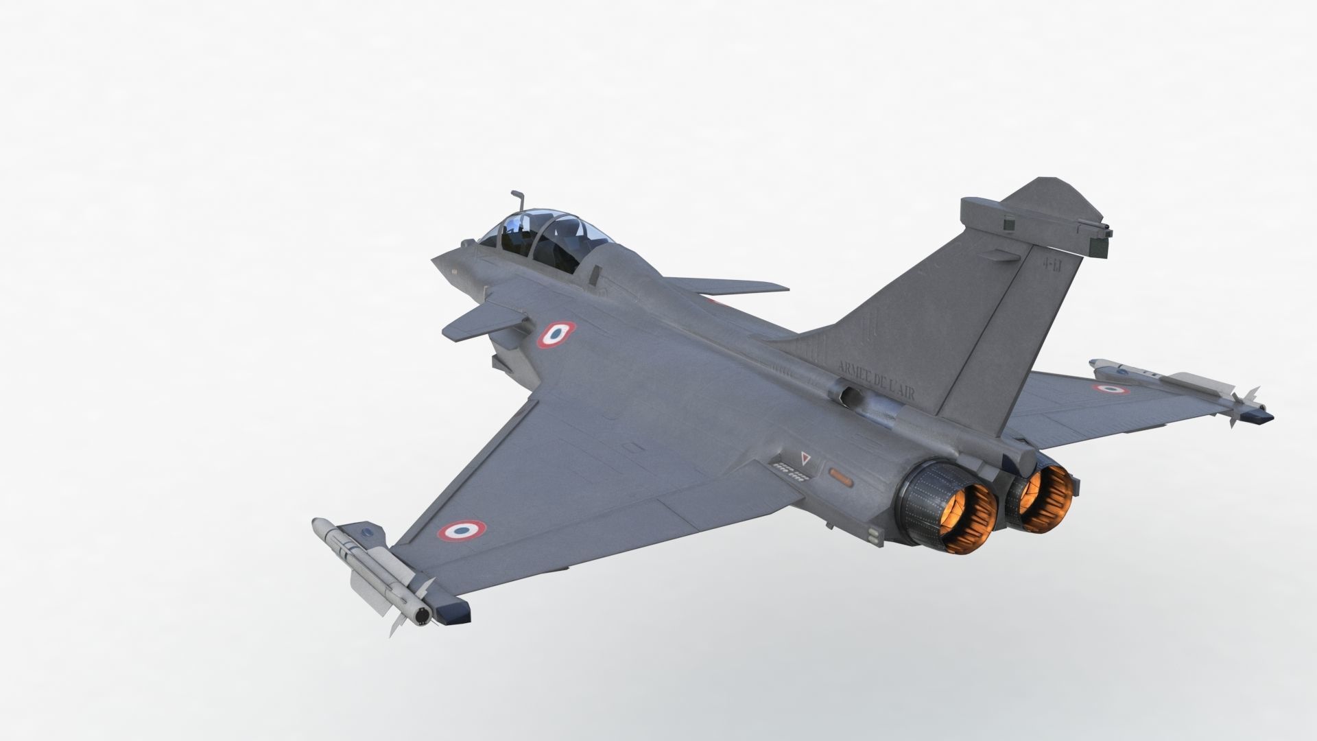 Aircraft Rafaele B Fly  Low-poly 3D model_68