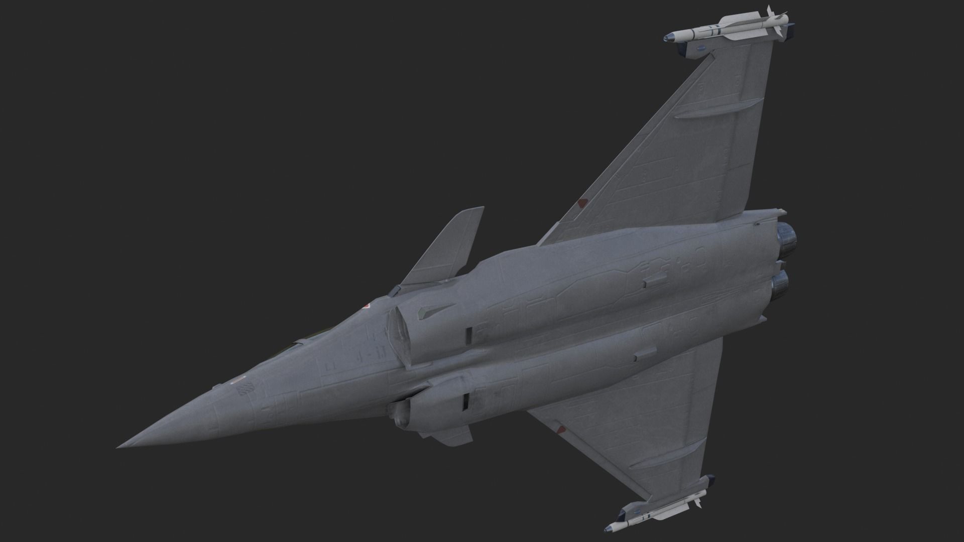 Aircraft Rafaele B Fly  Low-poly 3D model_11