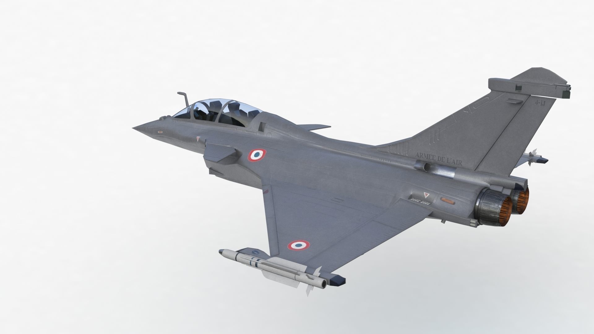 Aircraft Rafaele B Fly  Low-poly 3D model_70