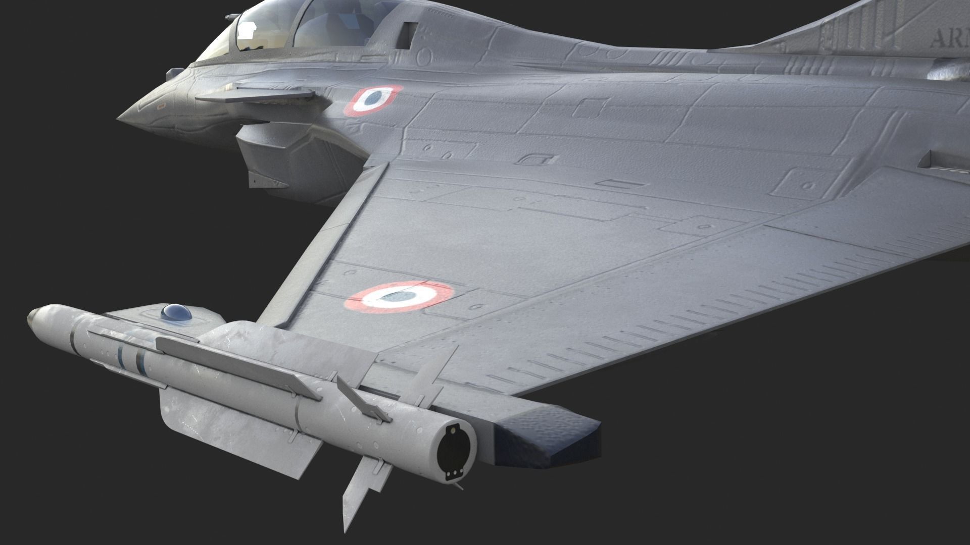 Aircraft Rafaele B Fly  Low-poly 3D model_20