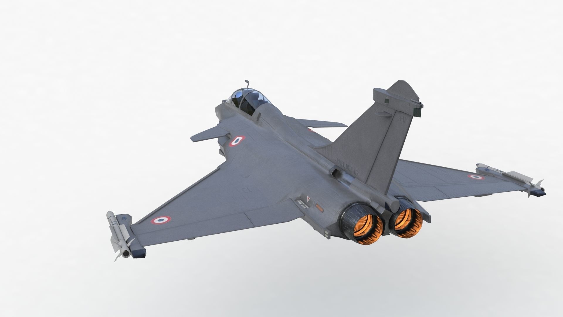 Aircraft Rafaele B Fly  Low-poly 3D model_67