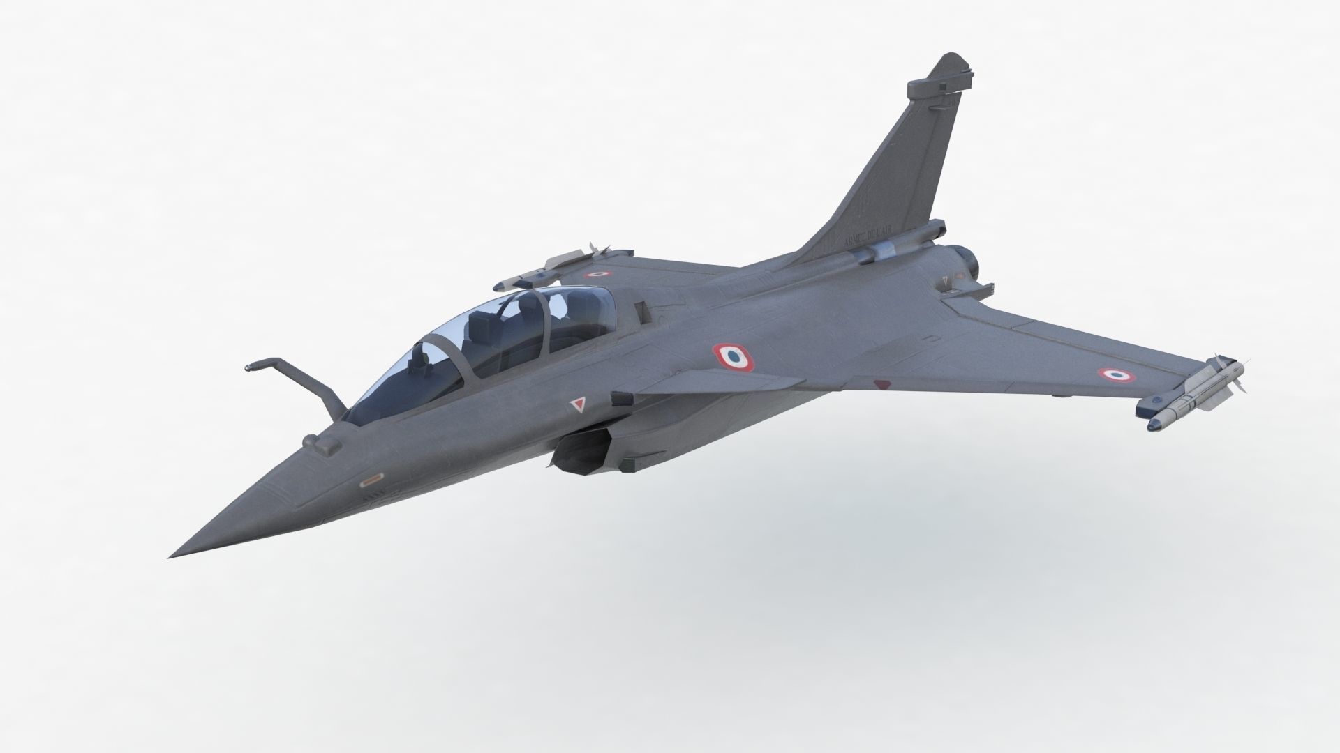 Aircraft Rafaele B Fly  Low-poly 3D model_79