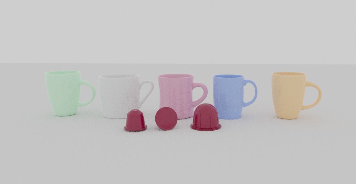 coffee mug 3D model_4