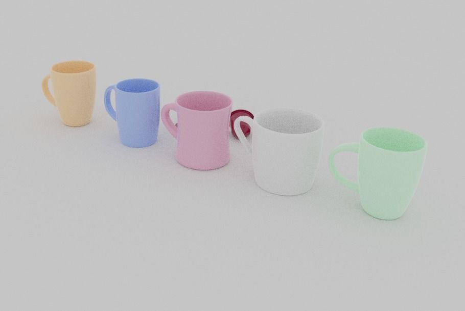 coffee mug 3D model_2