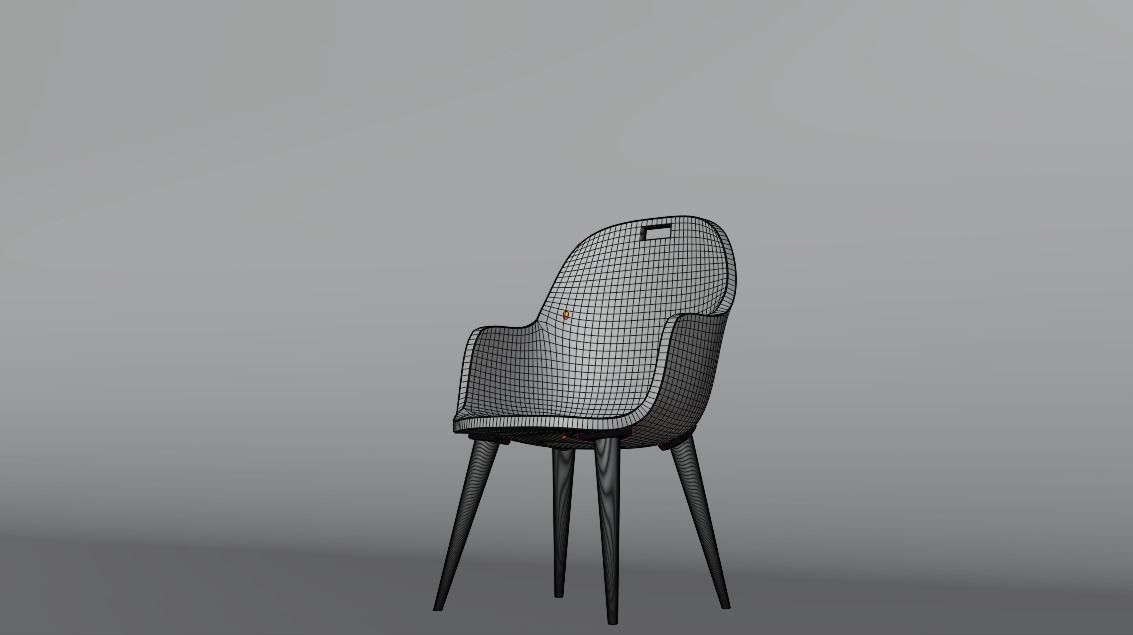 3d model chair  Free 3D model_2