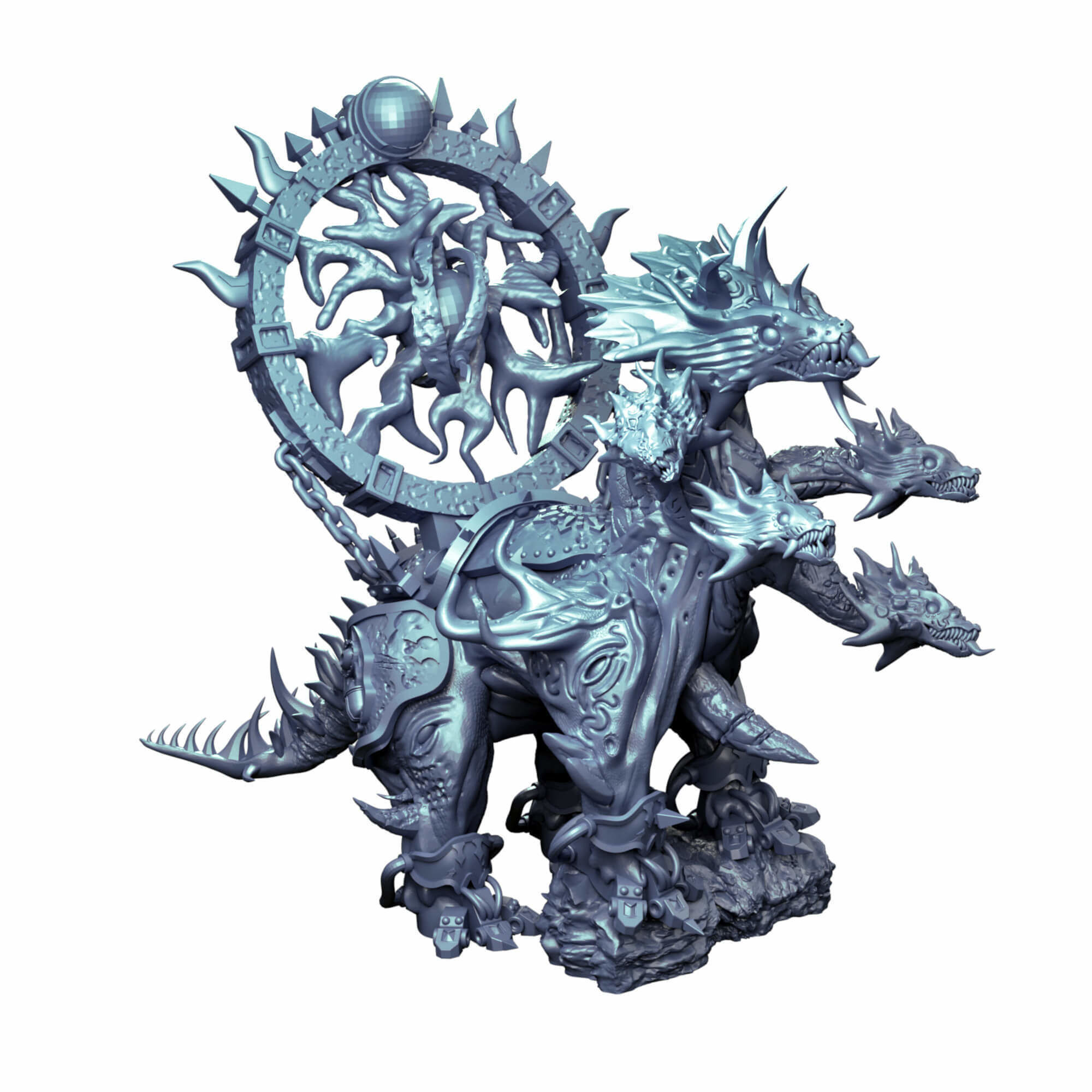 Hydra vortex beast and spawns of chaos collection 3D print model_10